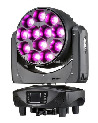 China Show 12x40W LED RGBW 4in1 Zoom Pixel Moving Head For Wedding Theater TV Show for sale