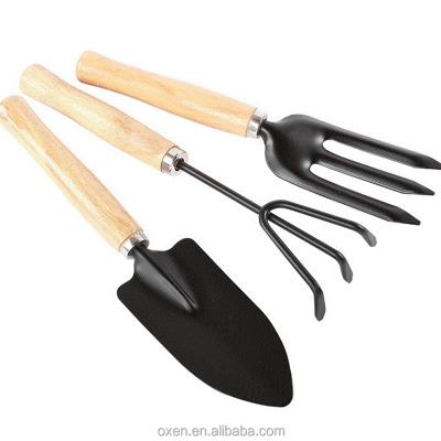 China Professional Anti-Slip Handle Spade Shovel Rake 3 in 1 Home Use Mini Garden Tool for Kid for sale