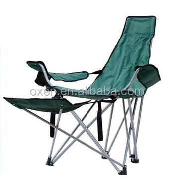 China Dining Chair / Beach Chair Outdoor Folding Camping Chair With Foot Rest for sale