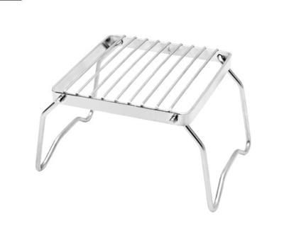 China Easily Cleaned Folding Portable Mini Stainless Steel BBQ Grill Stove Stand Camping Tools for sale