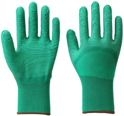 China Wholesale Cheap Industrial Thin Cotton Latex Construction Price High Quality Work Gloves for sale