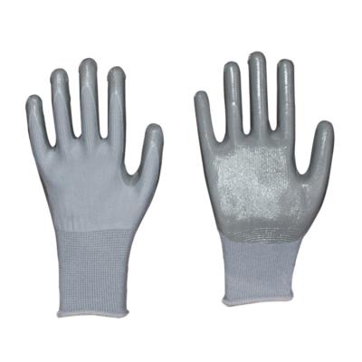 China Low Price Hot Sale Construction Nitrile Safety Gloves For Construction Work for sale