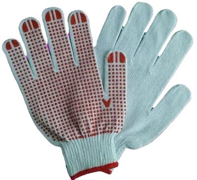 China Hands Protection For Working Custom Logo Waterproof Full Foam Nitrile With PVC Dotted Nylon Glove 15G Coating Working Gloves for sale