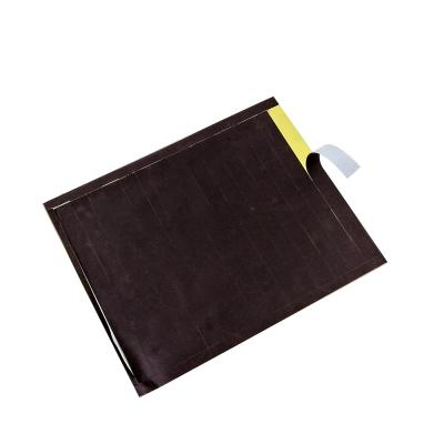 China Custom Black Dotted Round Shape Household Honeycomb Match Abutment Brown Paper Sheet With Self Adhesive In The Back for sale