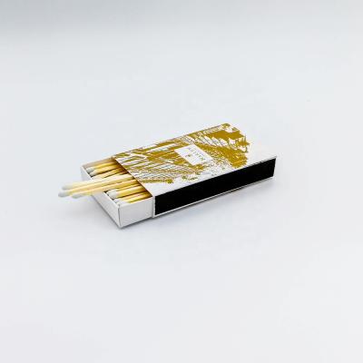 China Hot foil or cmyk printing best quality whitehead wood stick matches for sale