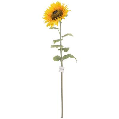 China Laughing Artificial Flower Faux Flower Sunflower Arrangement Summer Home Wedding Garden Birthday Party Decor Silk Fake Head Flower for sale