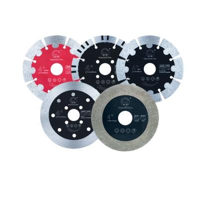 China 115mm Diameter Granite Diamond Saw Blade Diamond Cutting Circular Blade Turbo Ceramic Cutter Granite Dry for sale