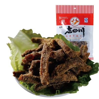 China Low Price Street Food Lao Sichuan Five Flavor Beef 138G Teriyaki Meat Jerky for sale