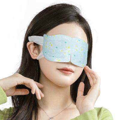 Cina Maschera per gli occhi con terapia del calore bianco Maschera per gli occhi calda e umida di cotone Senza profumo per gli occhi secchi in vendita