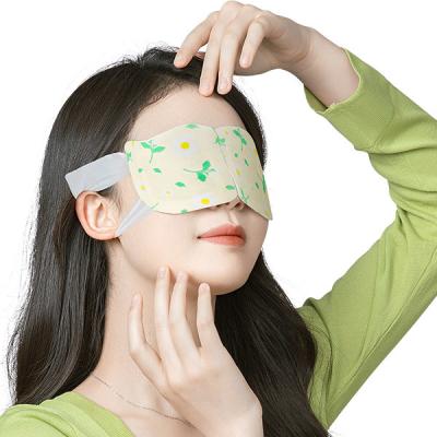 Cina Maschera per gli occhi a vapore di cotone puro per alleviare l' affaticamento Maschera per gli occhi riscaldante monouso in vendita