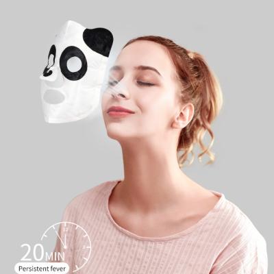 Cina Maschera per il viso a vapore a compressione calda Maschera per il calore umido a carbonio attivo in vendita