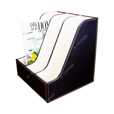 China Flat Leather Document 32cm Office Stationery Holder for sale