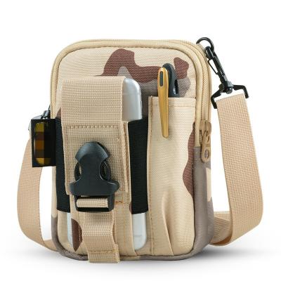 China 11.5x5x18cm 9L Oxford Camouflage Waist Bag for sale