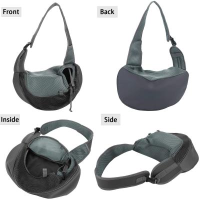 China grey Sling Outdoor Waist Pack For Chihuahua Puppy S-L Size for sale