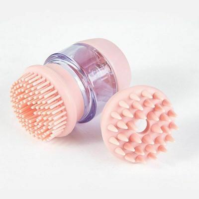 Chine Brosse de Bath de massage de cheveux de peigne de peigne de silicone de brosse de Bath de chats et de chiens d'approvisionnements d'animal familier double à vendre