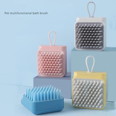 Chine Peau Cat Comb Massage Bath amicale, brosse de cheveux à double fonction de chien à vendre