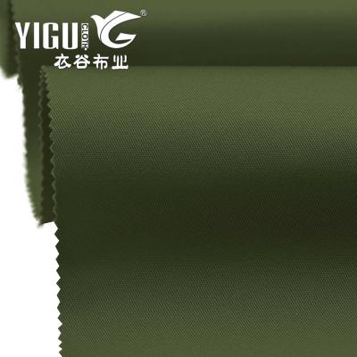 China High Quality Tear-resistant Woven 350gsm Plain Dyed Black White 100% Cotton Twill Fabric For Men's Chino Pants for sale