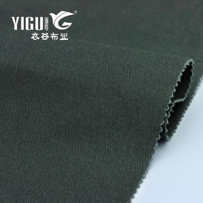 China White 250-260gsm 100% Cotton Fabric Chino Stretch Polyester Tear-resistant Fabric For Rising Panty for sale