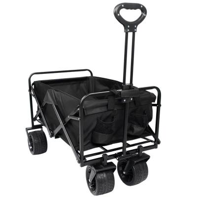 China Easy Folding High Quality Customized Heavy Duty Foldable Wagon Cart Outdoor Utility Garden Cart with Four-Wheel Structure Hand Tool Trolley for sale