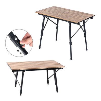 China Easy-carrying High Quality Lightweight Custom Outdoor Portable Fold Camp Table Luxury Camping Table Foldable Table For Camping for sale