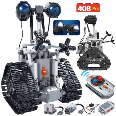 Китай 408PCS City Creative High-tech RC Robot Electric Building Blocks Remote Control Intelligent Robot Bricks Toys For Children продается