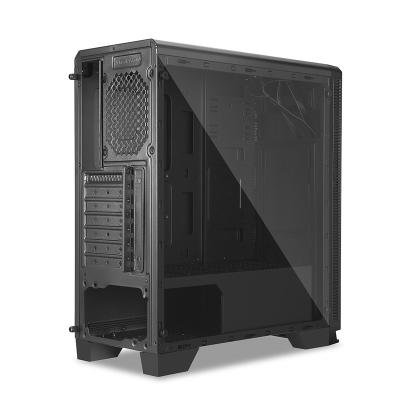 중국 2022 Hot Selling glass panel computer case gaming mid tower desktop computer cases 판매용