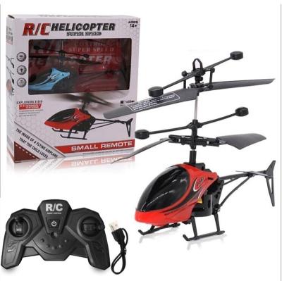 China Mini RC Induction Helicopter Aircraft Flashing Light Toys Remote Control Aircraft Helicopter RC Drone Children Gift for sale