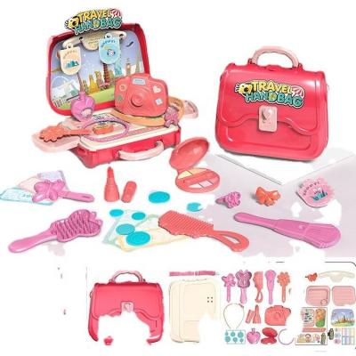 China Children's Cosmetics Toys Girls Kitchen Toys Medical Tools Tote Bag Set Gift Amazon Hot Sale for sale