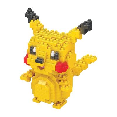 China 34 new styles Small Building Blocks Small Cartoon Picachu Animal Model Education Game Graphics Toys for sale