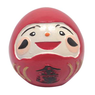 China Japan Customized Japanese Dharma Doll Resin Opens Cute Cartoon Daruma Golden Move Friend Lucky Gifts Decoration for sale