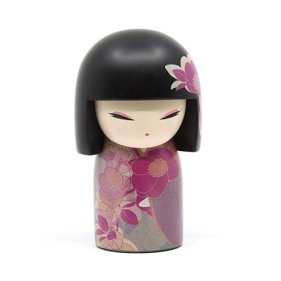 China Japan Customized Japanese Resin Crafts Dolls Kids 3.3 Inch Kimono Doll Gift Home Decoration for sale