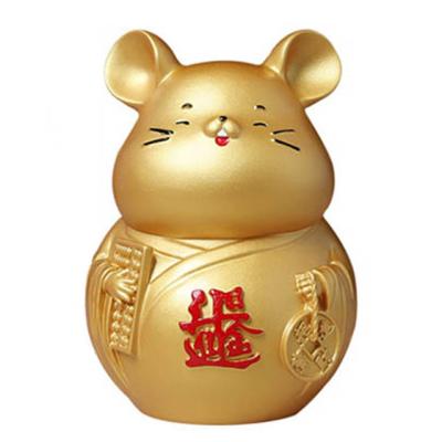 China China Customized Present Cute Piggy Bank Resin Crafts Coin Bank Business Gifts Friends Office In-store Decoration for sale