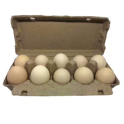 China High quality recycled materials factory price10 biodegradable egg cartons pulp egg box for sale