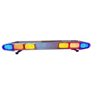 China Police car XBD-2600 alarm knife type red yellow and blue car warning flash for sale