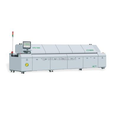 China SMT Assembly Line KTE-1000 SMT Production Line Lead Free PCB Machine 10 Zones Automatic Reflow Soldering Furnace for sale