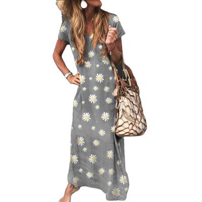 China 2021 anti-static high quality durable using various casual summer tending of women maxi dresses for sale