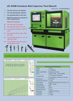 China Common Rail Injector Generating Code Machine Testing Equipment Test Bench JZ-326B for sale