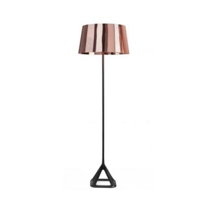 China LED Best Selling Newly Modern Minimalist Metal Modern Linear Copper Low Floor Lamp for sale