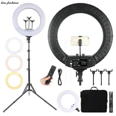 China Visual Shooting Light, 18 Inch Bead Eye 18 Inch Ring Proatection 49cm 60W 5600K Dimmable LED Ring Light 320 For Camera Phone YouTube Shooting for sale