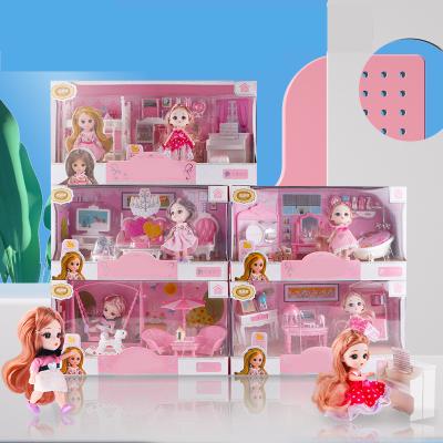 China DIY TOY Birthday Gift Gabby's Doll Room Play Vinyl Doll's Room Set For Girls Toy Gift Box for sale