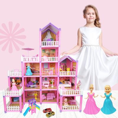 China DIY TOY Wholesale Collectable Educational Toys Kids Dollhouse Miniature Gabby Doll House for sale