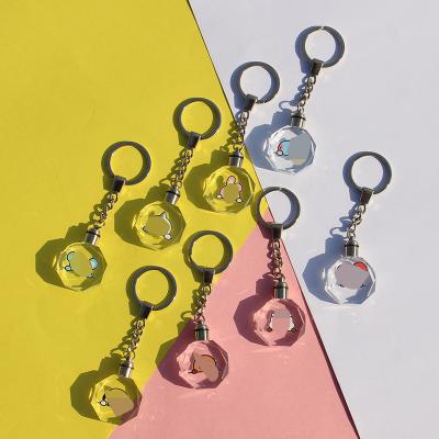 China Luminous Key Chain Bt2-1 Keychains Bt2-1 Wholesale Cartoon Cute Acrylic Baby Promotion Gift for sale