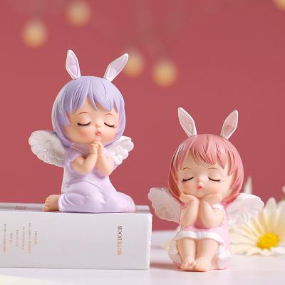 China China Cute Cartoon Resin Decoration Opens Souvenir Night Light Cake Decorating Props for sale