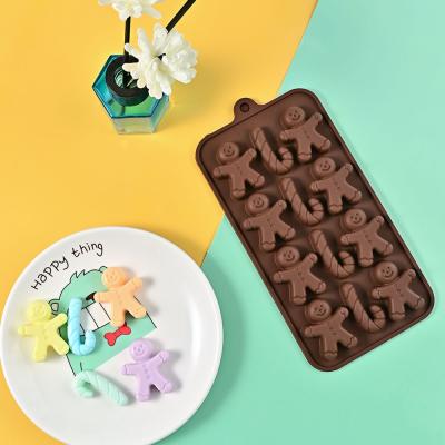 China Wholesale Viable 3d Cartoon Egg Shape Chocolate Silicone Mold Fondant Christmas Silicone Mold for sale