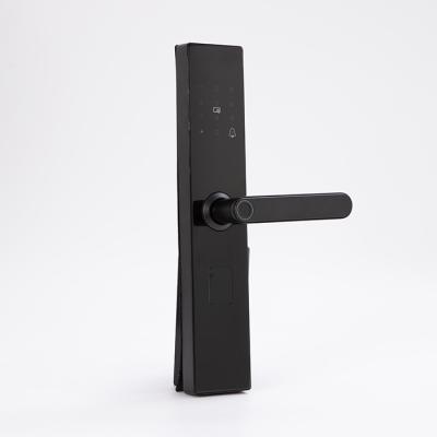 China Electronic Fingerprint Smart Door Lock Zinc Alloy Body Fingerprint Keypad Door Lock for sale