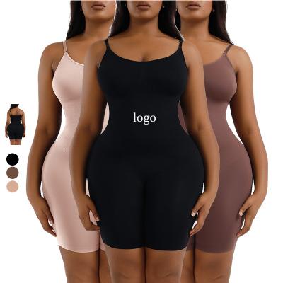 China Private Label Push Butt Body Shaper Breathable Seamless Compression Belly Overalls Full Body Shapewear for sale