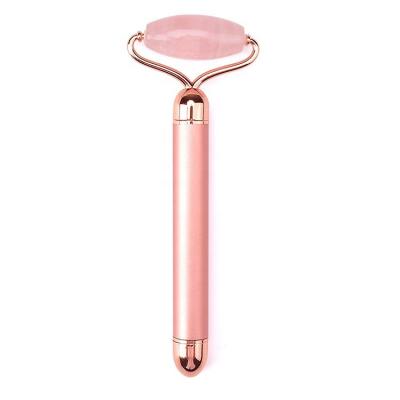 China Face Lift Best Selling Natural Electric Vibrating Jade Face Lift Massager Beauty Massager Roller Jade Stone Face Roller Face for sale