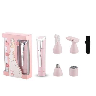 China New Best Wholesale Triple Blade Electronic Shaver For Women Shaving 4 In 1 Multifunctional Kit For Hair Removal Home Shaving Use for sale