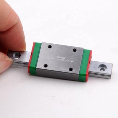 China Tiny and lightweight design suitable 100% Taiwan HIWIN equipment mini original cnc linear guide rail at mini for 3 D printer and cnc machine for sale