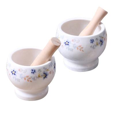 China Sustainable Model Kitchen Seasoning Tools Spices Stone Bowl Crushed Garlic Crusher Pot Dried Chili Mashing Bowl for sale